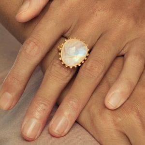 Ananda Soul “Wise Wild & Free” Moonstone Ring